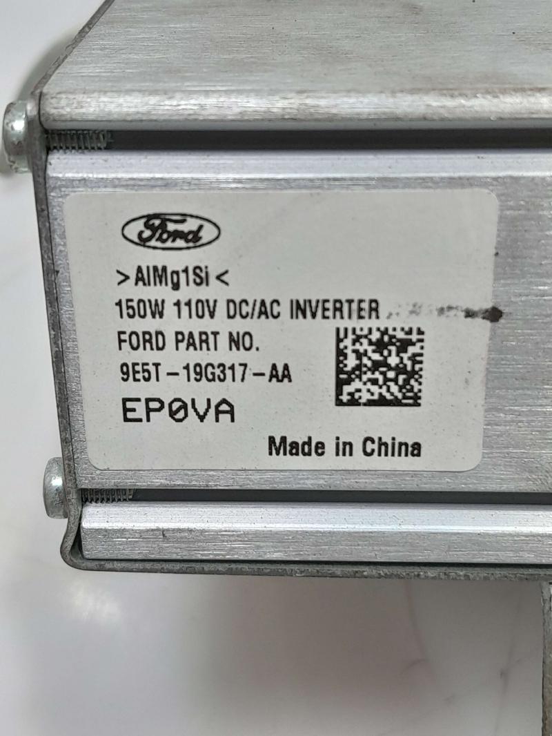 2010 - 2012 Ford Fusion 110V AC/DC Power Inverter Module OEM 9E5T-19G317-AA