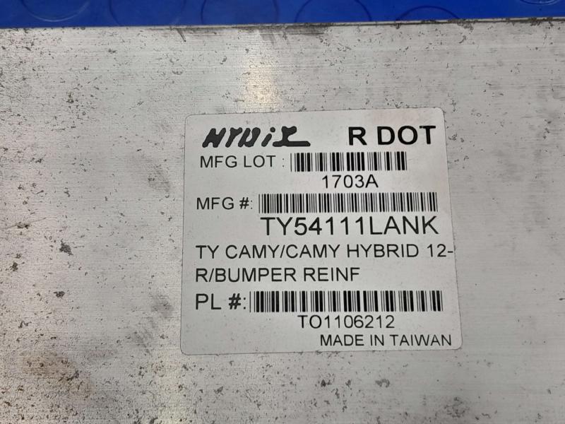 2012-2017 Toyota Camry Rear Bumper Impact Bar Reinforcement OEM 5217106130