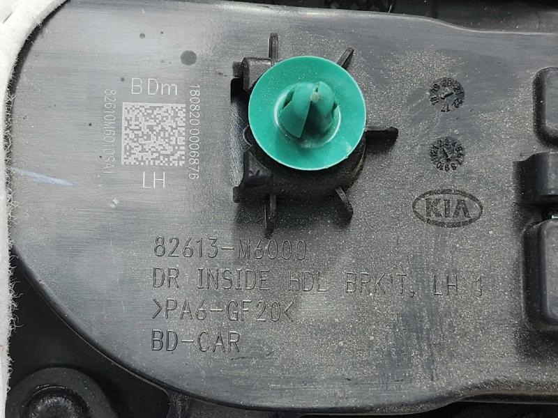 2019 Kia Forte Rear Door Trim Panel Left Driver Side Black Leather OEM 83307M7010B2Q,LH