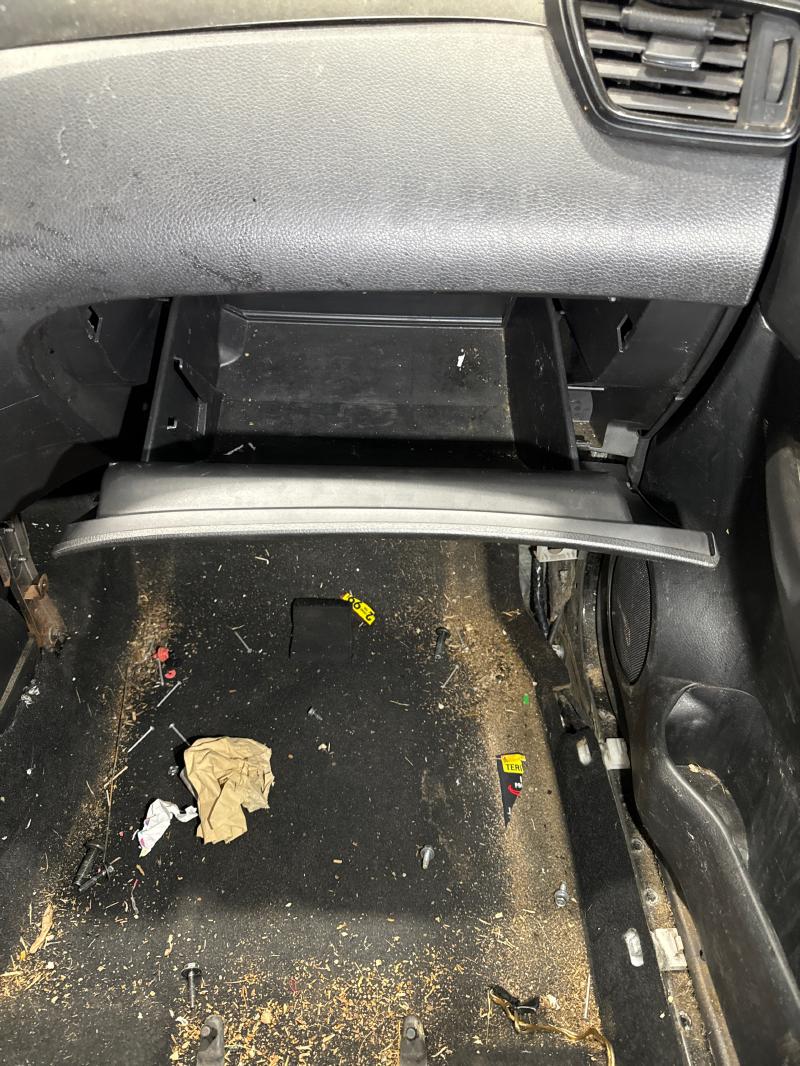 2017-2019 Nissan Rogue Sport Glove Box Compartment Black OEM 685108FM0A