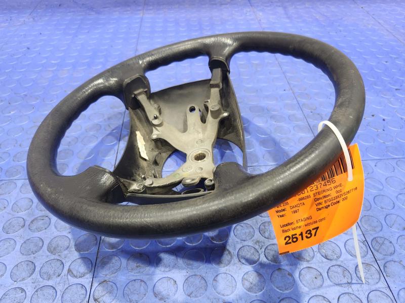 1997 Dodge Dakota Steering Wheel Black Urethane Genuine OEM Part 5FM14DX9AB