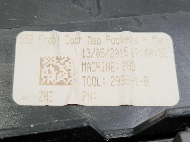 2015 Ford F-150 Front Door Trim Panel