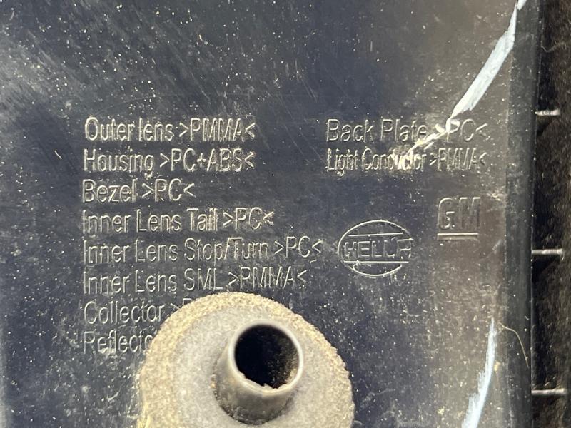 2020 GMC Terrain Tail Light Assembly