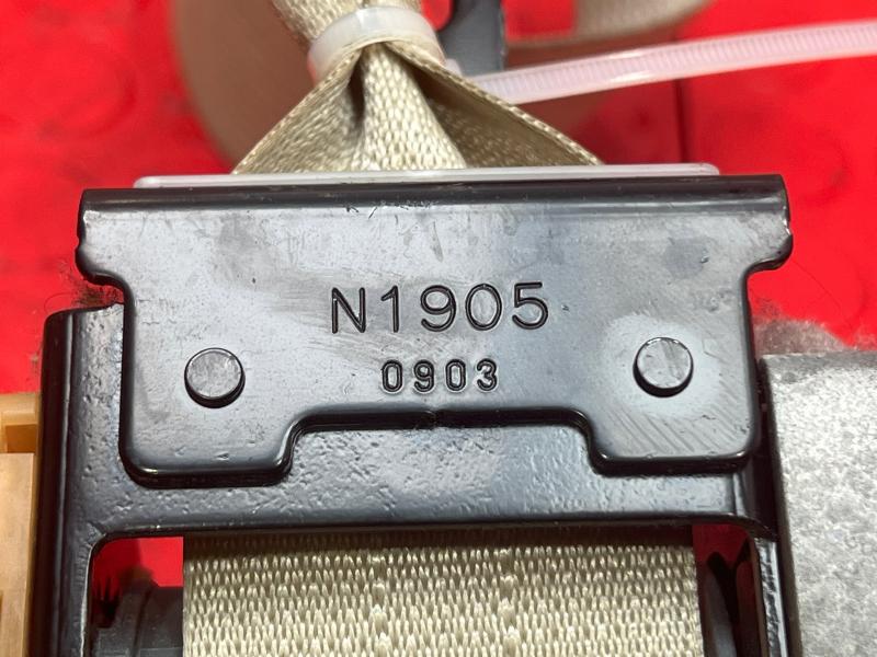 2011 Infiniti QX56 Front Seat Belt Retractor LH Driver Side Tan OEM 868851LA6B