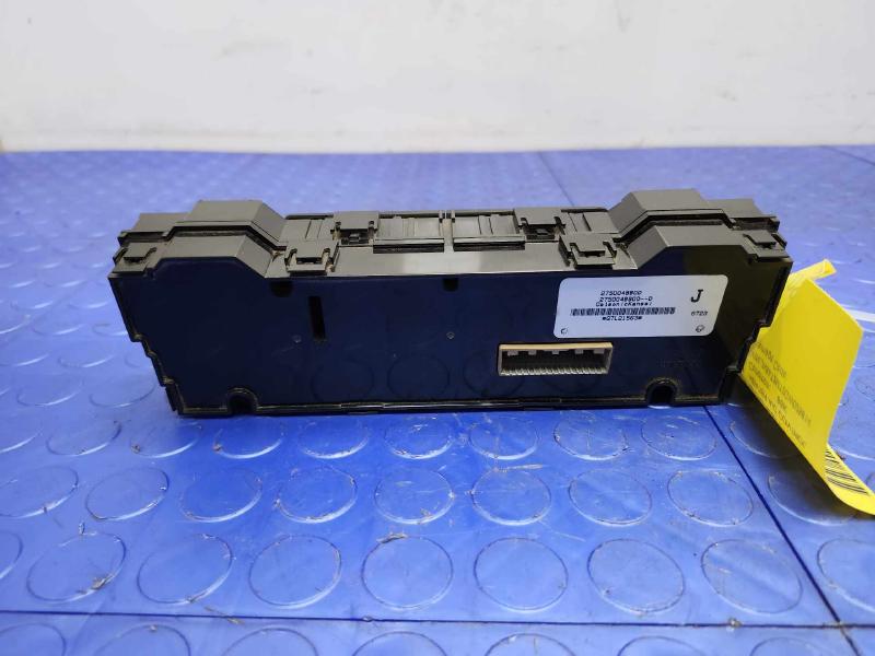 2016 Nissan Rogue Heater A/C Control