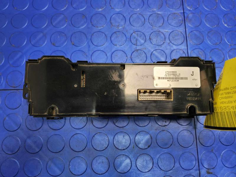 2016 Nissan Rogue Heater A/C Control