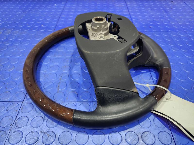 2010 Lexus RX350 RX450H Steering Wheel Black Leather Woodgrain OEM 4510048450C0