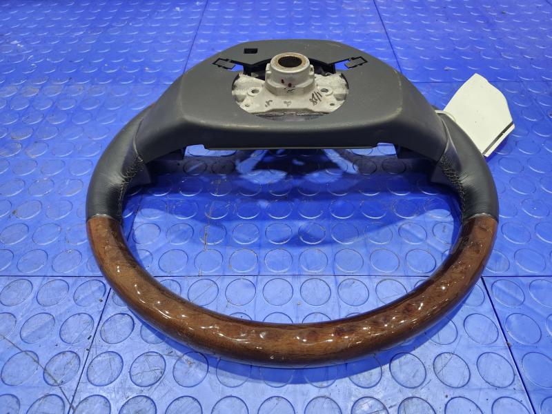 2010 Lexus RX350 RX450H Steering Wheel Black Leather Woodgrain OEM 4510048450C0