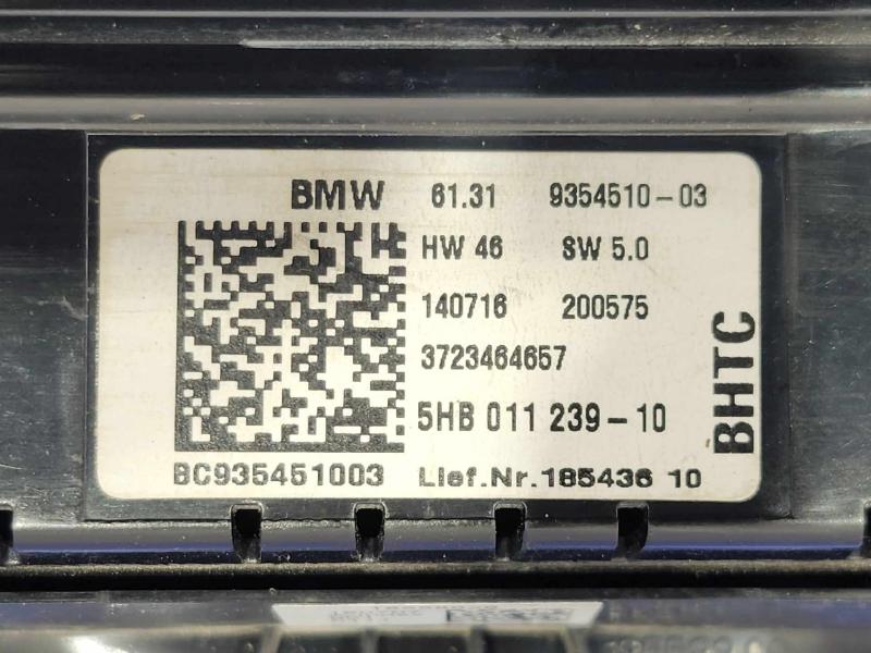 2017 MINI Cooper Heater A/C Control