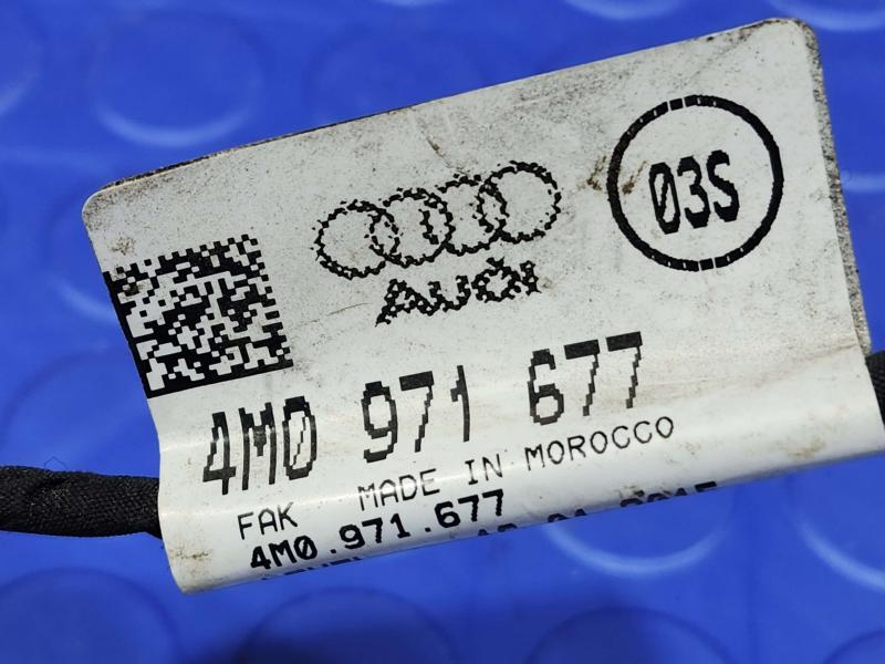 2017-2019 Audi Q7 Front Crash Impact Sensor Wiring Harness OEM 4M0971677