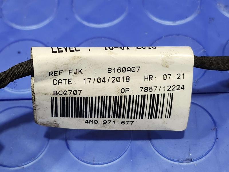 2017-2019 Audi Q7 Front Crash Impact Sensor Wiring Harness OEM 4M0971677