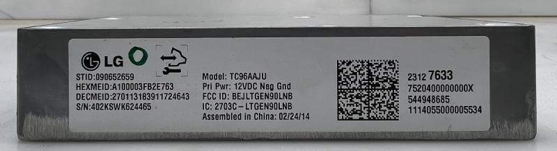 2014 Buick LaCrosse Chassis Brain Box