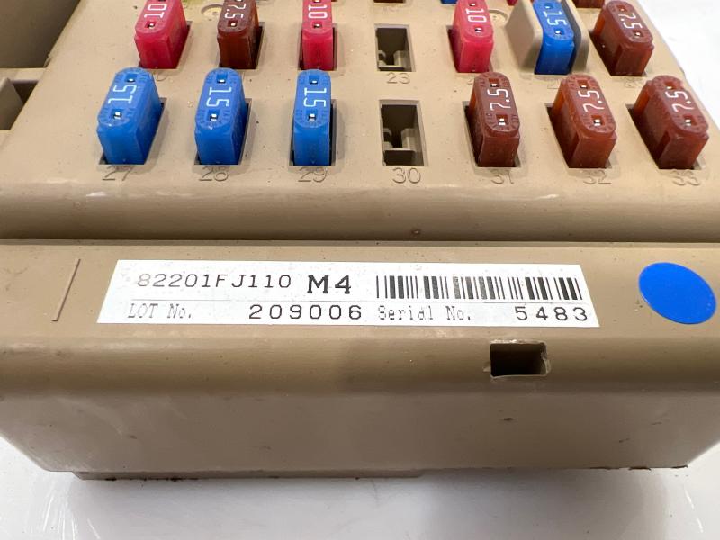 2013 - 2015 Subaru XV Crosstrek Cabin Fuse Box Junction Block OEM 82201FJ111