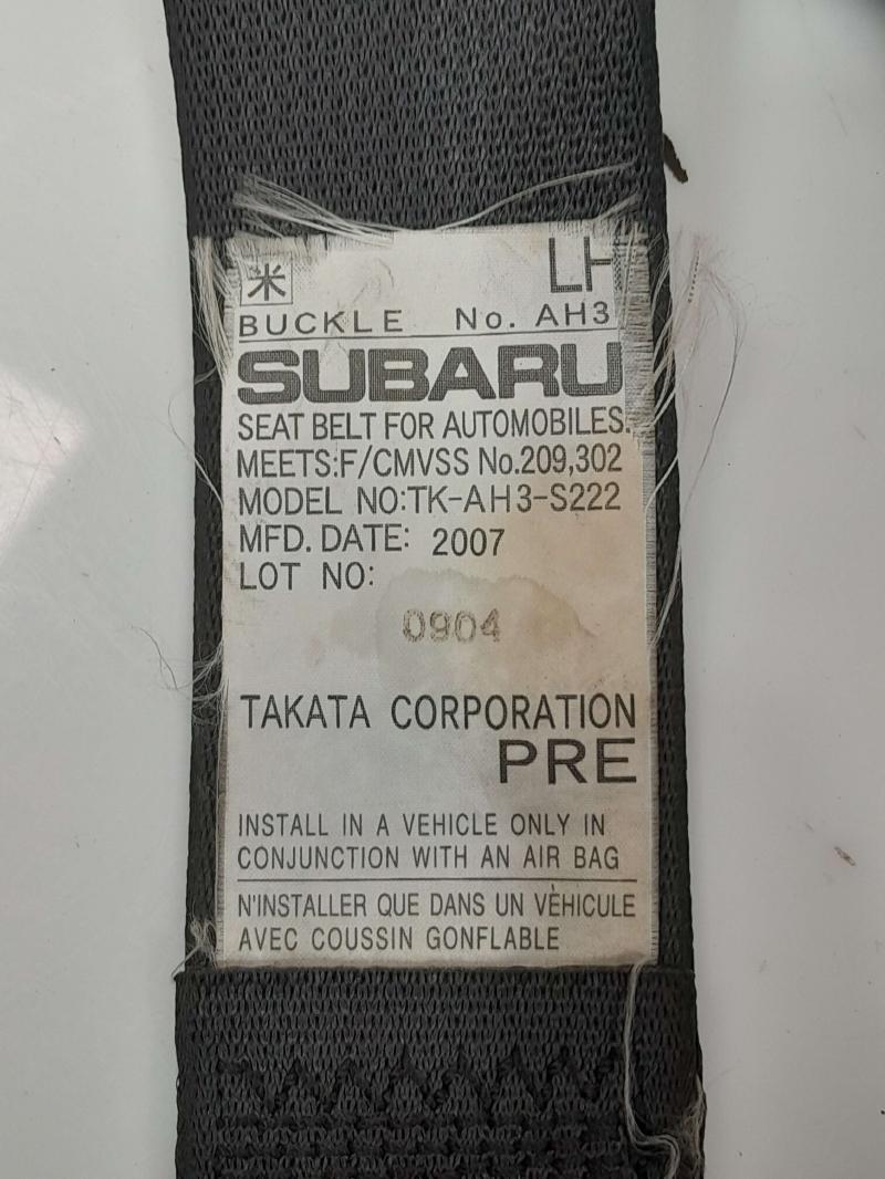2008 Subaru Impreza Front Seat Belt