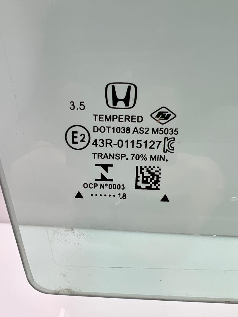 2018 Honda CR-V Rear Door Glass/Window