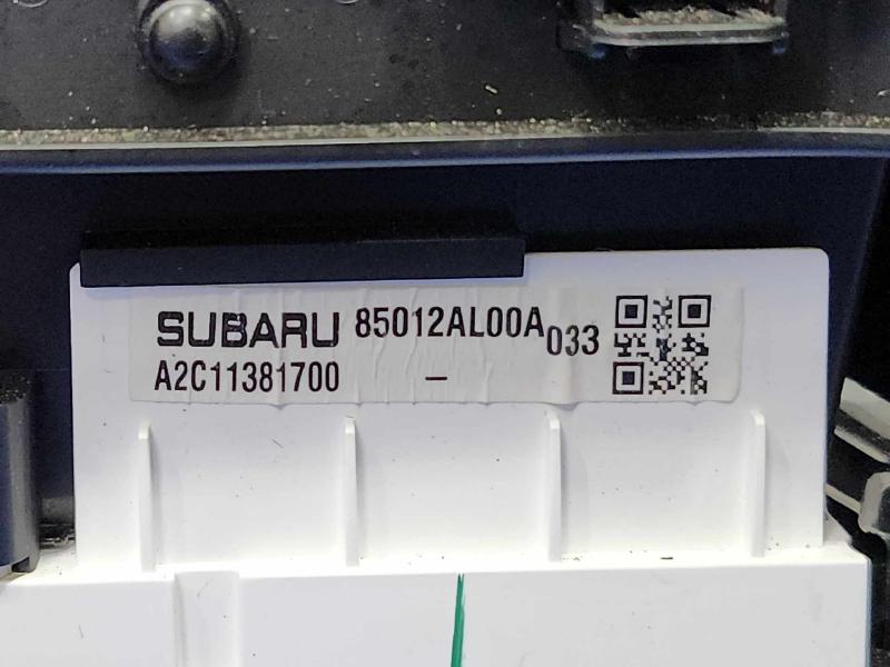 2018 Subaru Legacy Speedometer