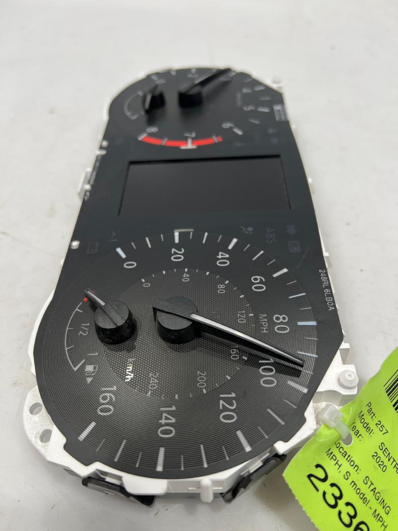 2020 Nissan Sentra Speedometer