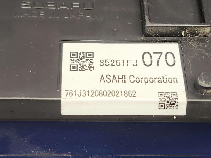 2013 Subaru Crosstrek Info-Gps-Tv Screen