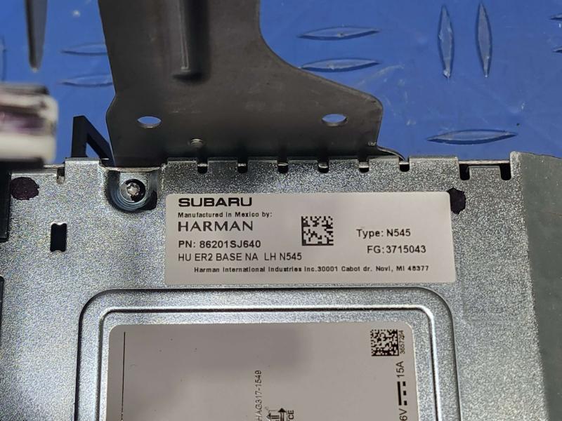 2020 Subaru Forester Audio & Visual Equip.(Radio)