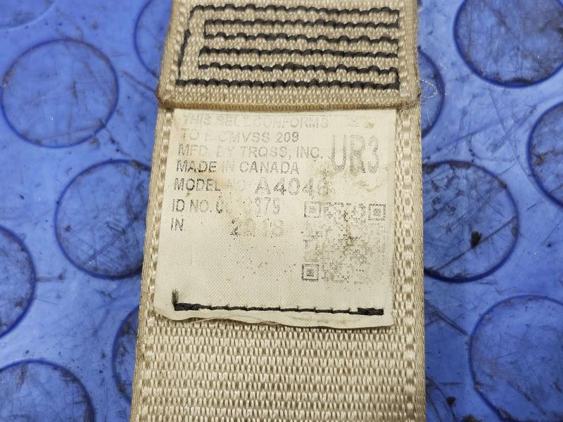 2018 Toyota Highlander Rear Seat Belt