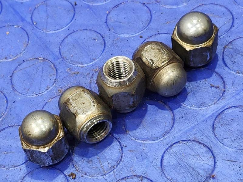 2014-2023 Toyota Corolla Steel Wheel Acorn Lug Nuts - 5 Genuine OEM 9094201021