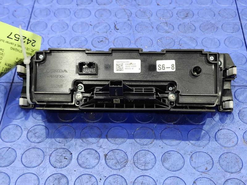 2016 Honda Civic Heater A/C Control