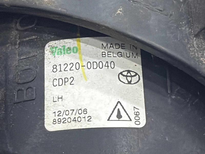 2007 Toyota RAV4 Fog/Mark/Park/Turn Light/Lamp