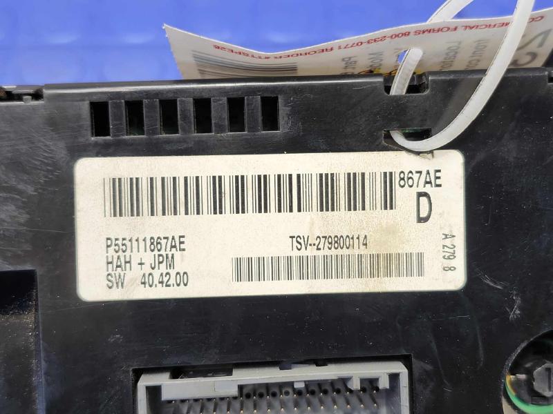 2009 Volkswagen Routan Heater A/C Control