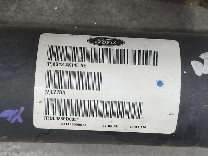 2014 Ford Explorer Rear Drive Shaft