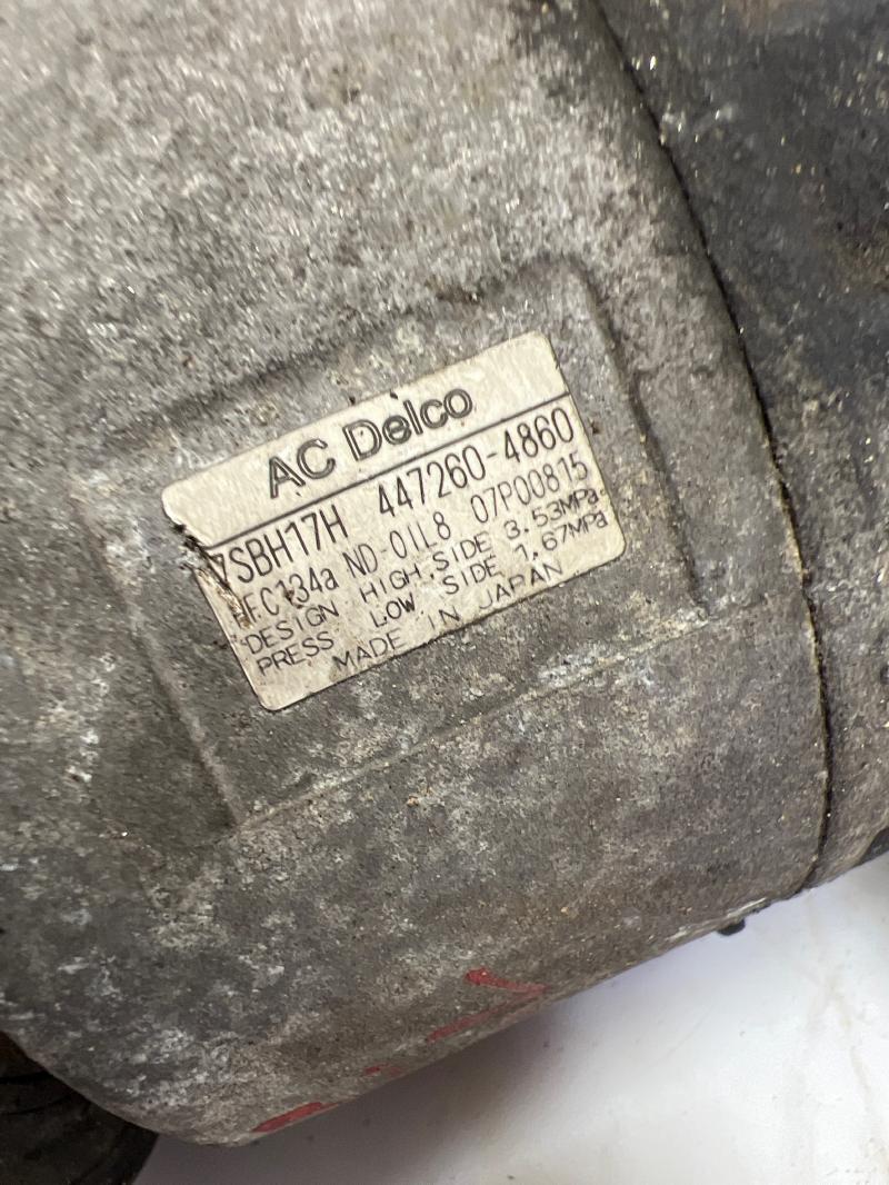 2013 Chevrolet Impala A/C Air Compressor
