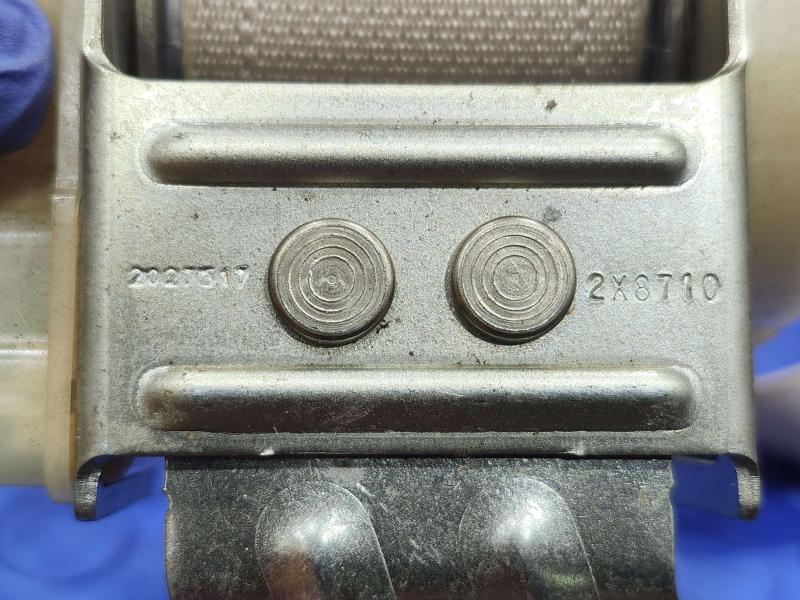 2009 Honda Accord Rear Seat Belt