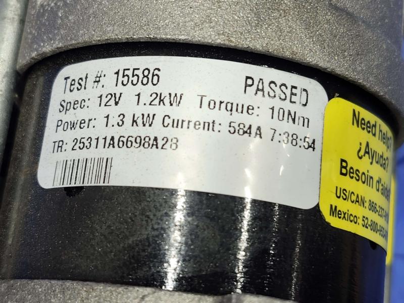 2014 Chevrolet Spark Starter Motor