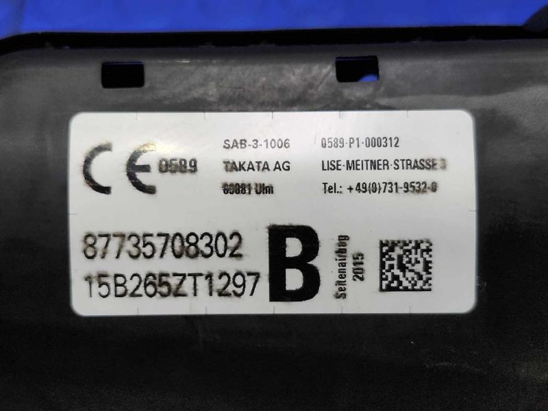 2016 BMW 528I Air Bag