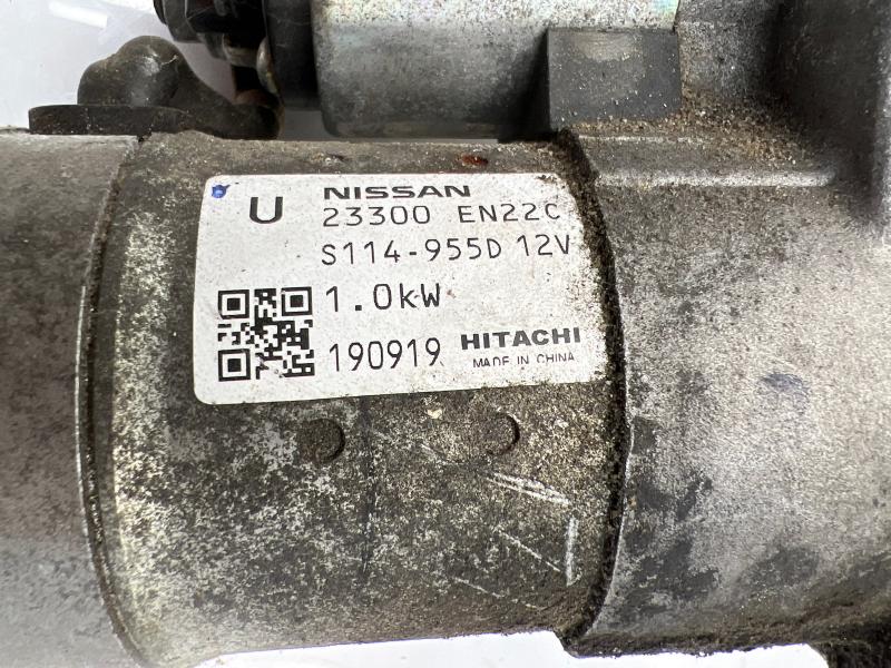 2019 Nissan Sentra Starter Motor