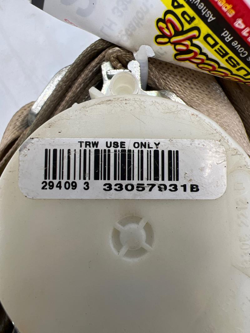2009 Chevrolet Tahoe Rear Seat Belt