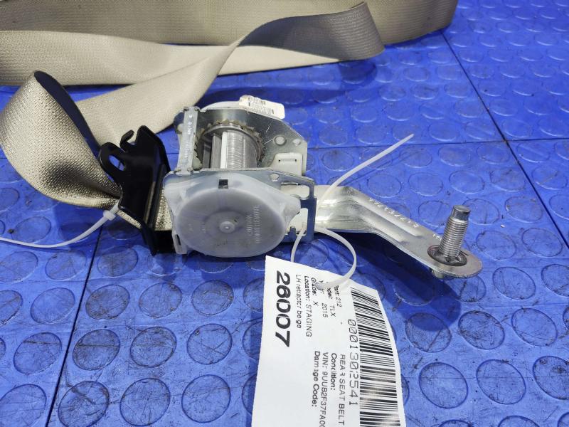 2015 Acura TLX Rear Seat Belt