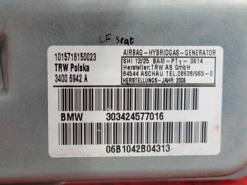 2004-2010 BMW X3 E83 Driver Front Seat Air Bag Left Side Genuine OEM Part