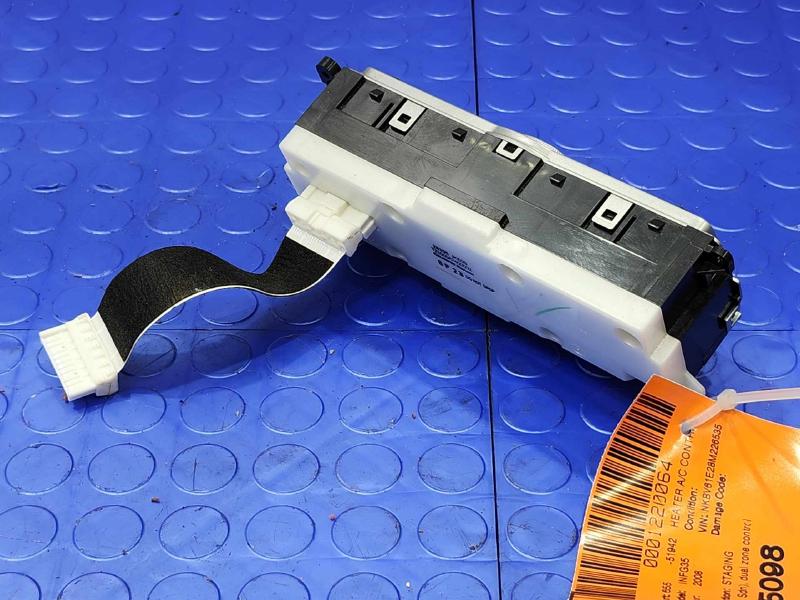 2008 Infiniti G35 Heater A/C Control