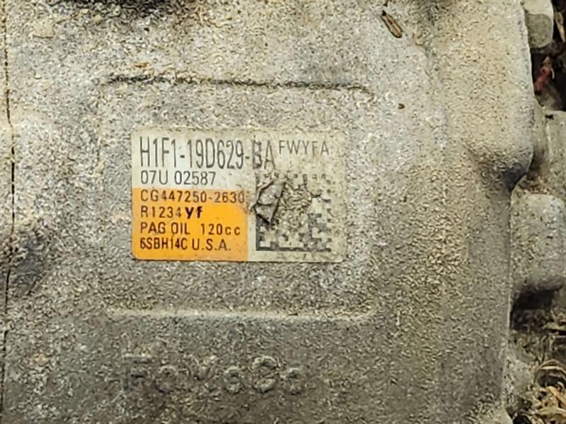2017 Ford Focus A/C Air Compressor
