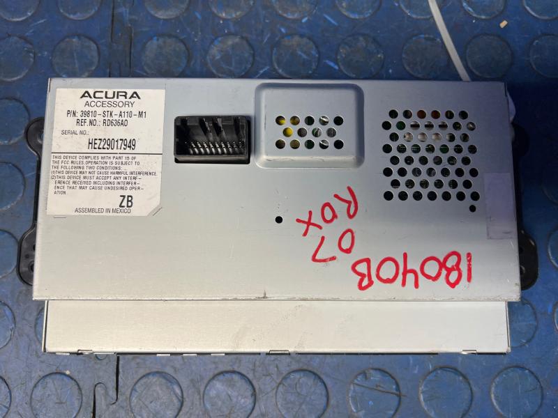 2007 Acura RDX Info-Gps-Tv Screen