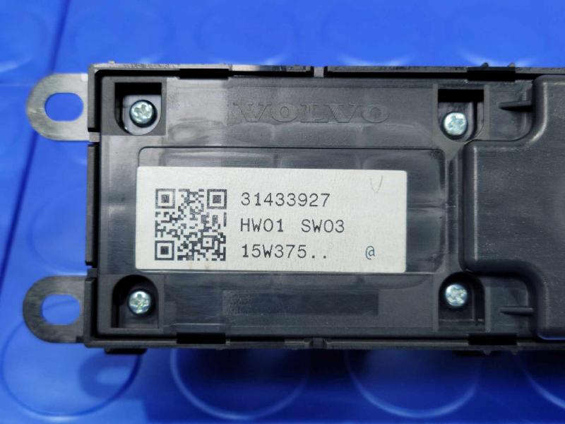 2016-2018 Volvo XC90 Master Window Switch Assembly Genuine OEM 31433927