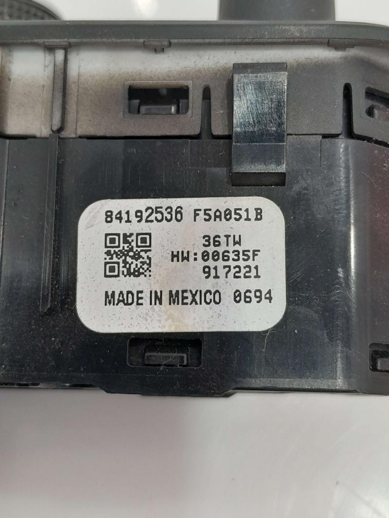 2019 Chevrolet Blazer Headlight Switch (Dash Mtd)