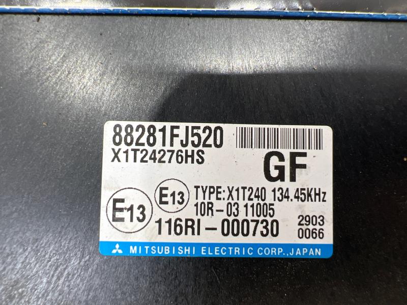 2013 Subaru XV Crosstrek Impreza Multifunction Integrated Unit OEM 88281FJ520