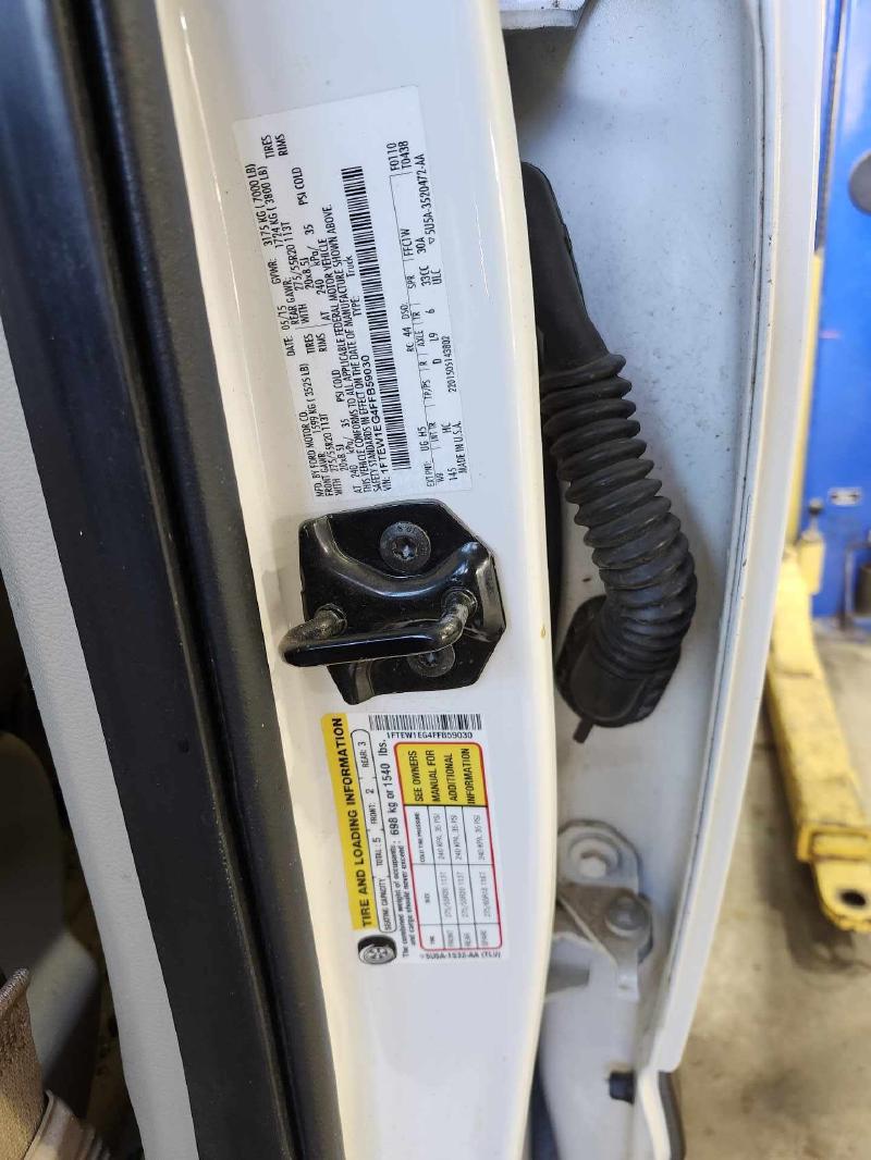 2015 Ford F-150 Center Pillar