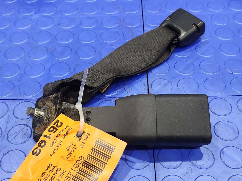2012 Subaru Legacy Rear Seat Belt