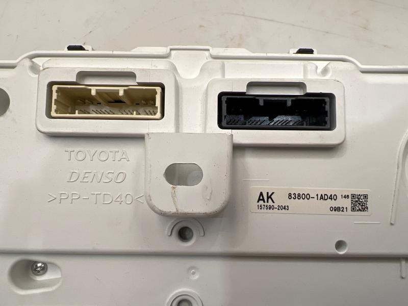 2019 Toyota Corolla Speedometer