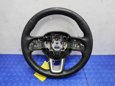2018 Jeep Compass Steering Wheel Black Leather Red Stitch NON Heated OEM 5YM98LR5AE