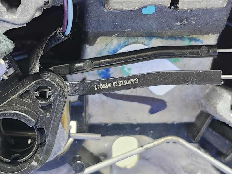 2018 Jeep Compass Steering Wheel Black Leather Red Stitch NON Heated OEM 5YM98LR5AE