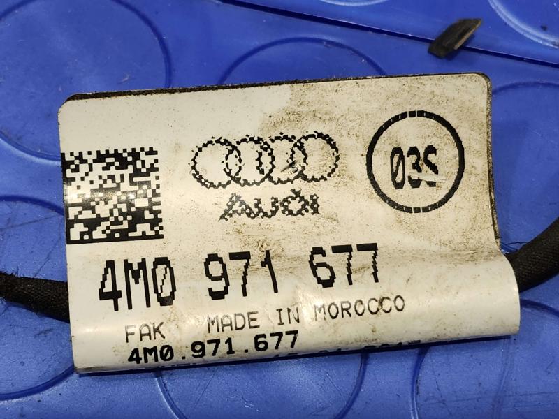 2017-2019 Audi Q7 Front Crash Impact Sensor Wiring Harness OEM 4M0971677