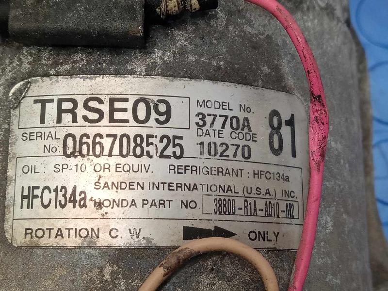 2012 Honda Civic A/C Air Compressor